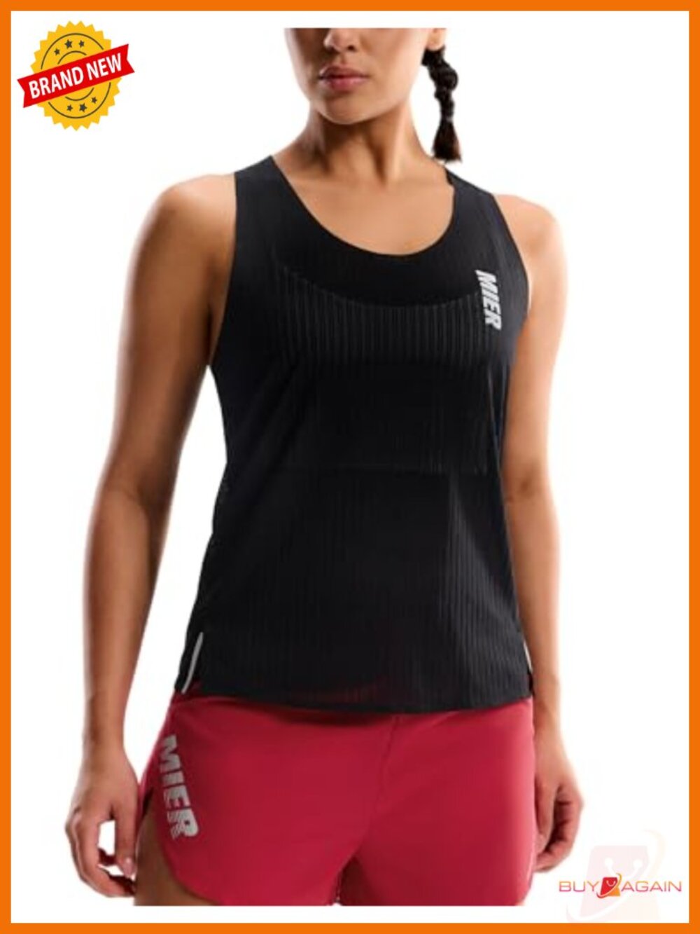 Seamless Tank Top, Quick Dry Marathon Singlet, Ultra Lightweight Racerback